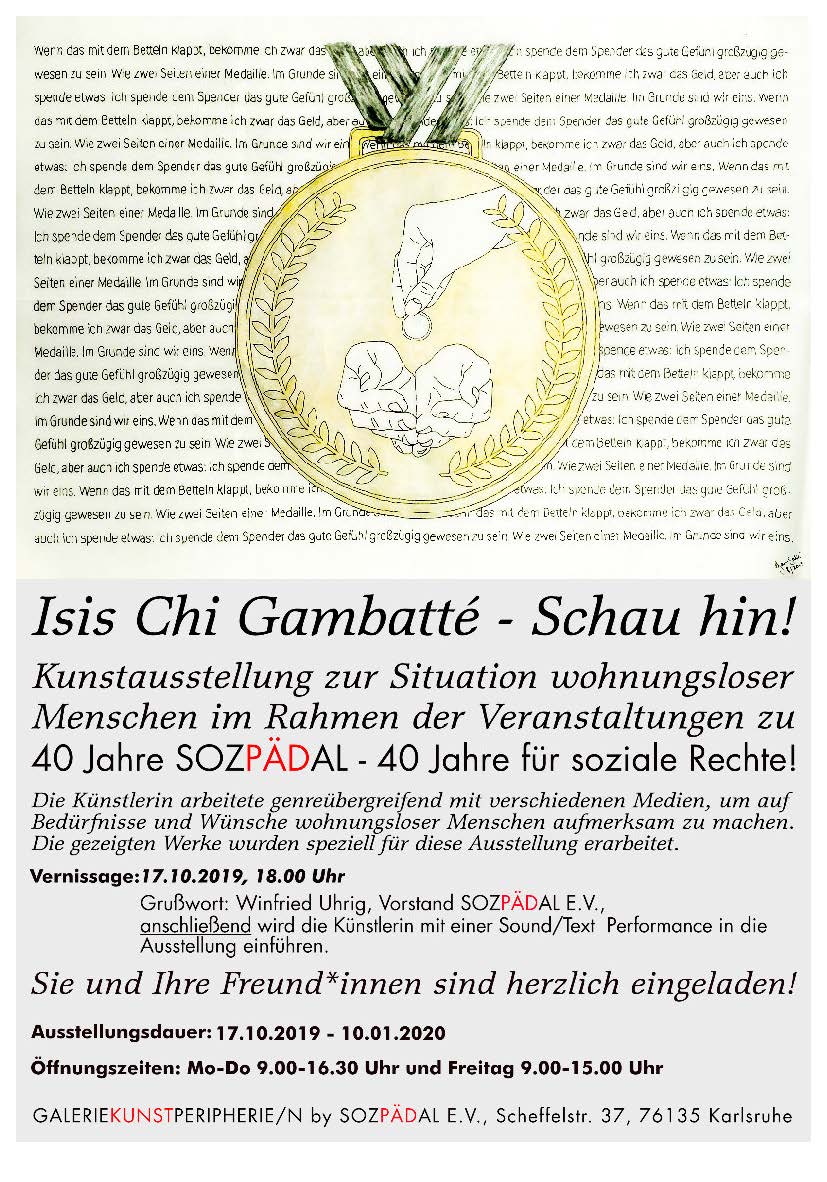Plakat Jubiläumsaustellung „Schau hin“ Plakat Jubiläumsaustellung "Schau hin"