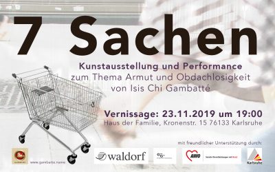 7 Sachen Audiovisuelle Performance und Ausstellung zu Armut und Teilhabe