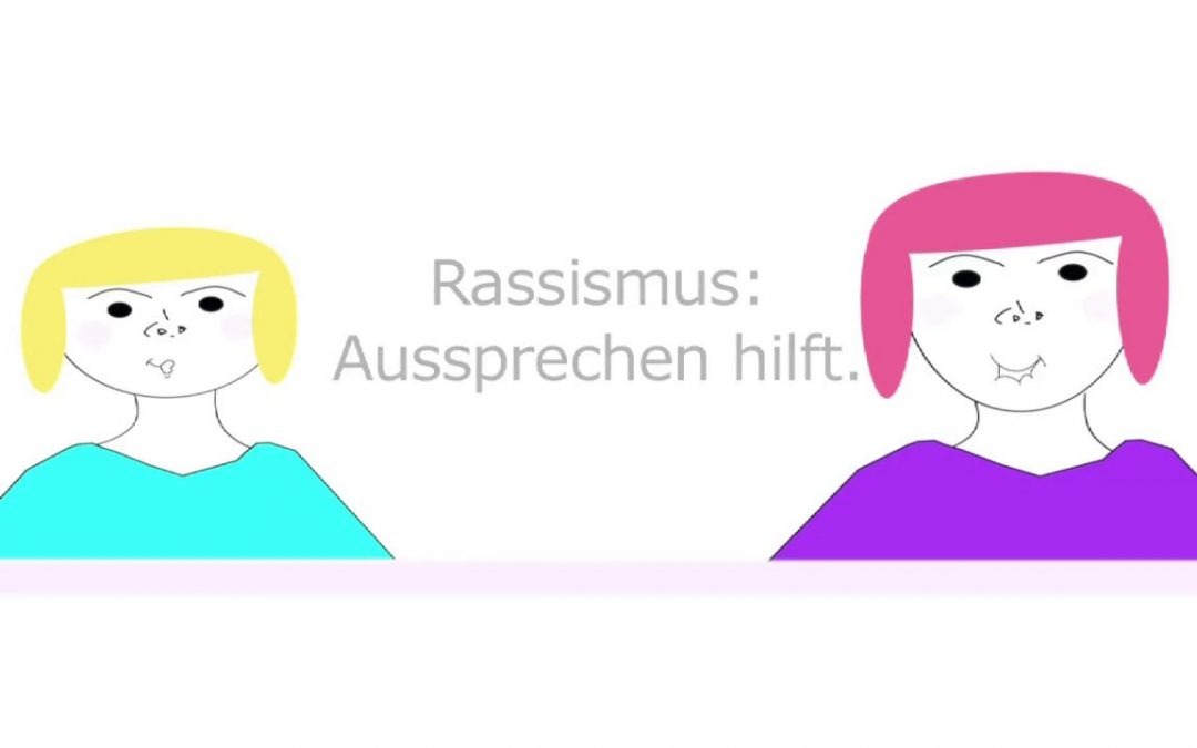 Standbild aus dem Clip Das Ding beim Namen nennen – Ein Videoclip über Sprachlosigkeit und Rassismus